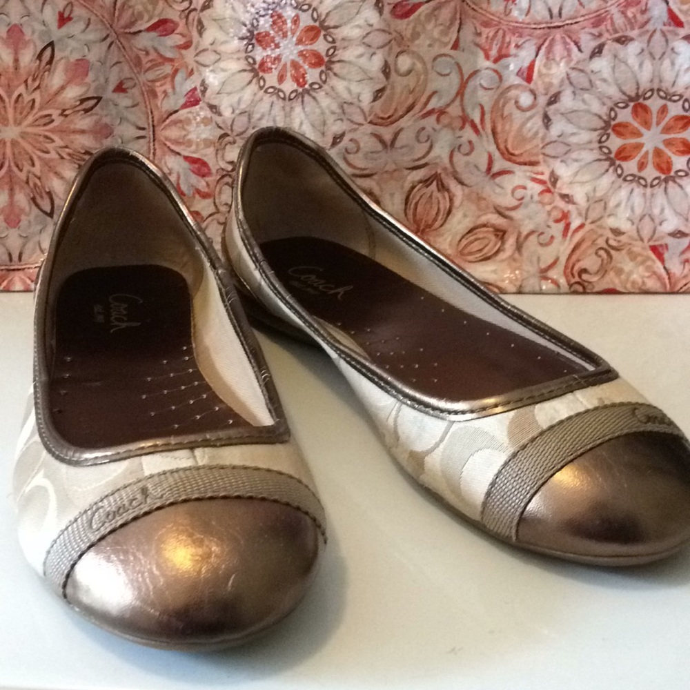 Coach ballet flats